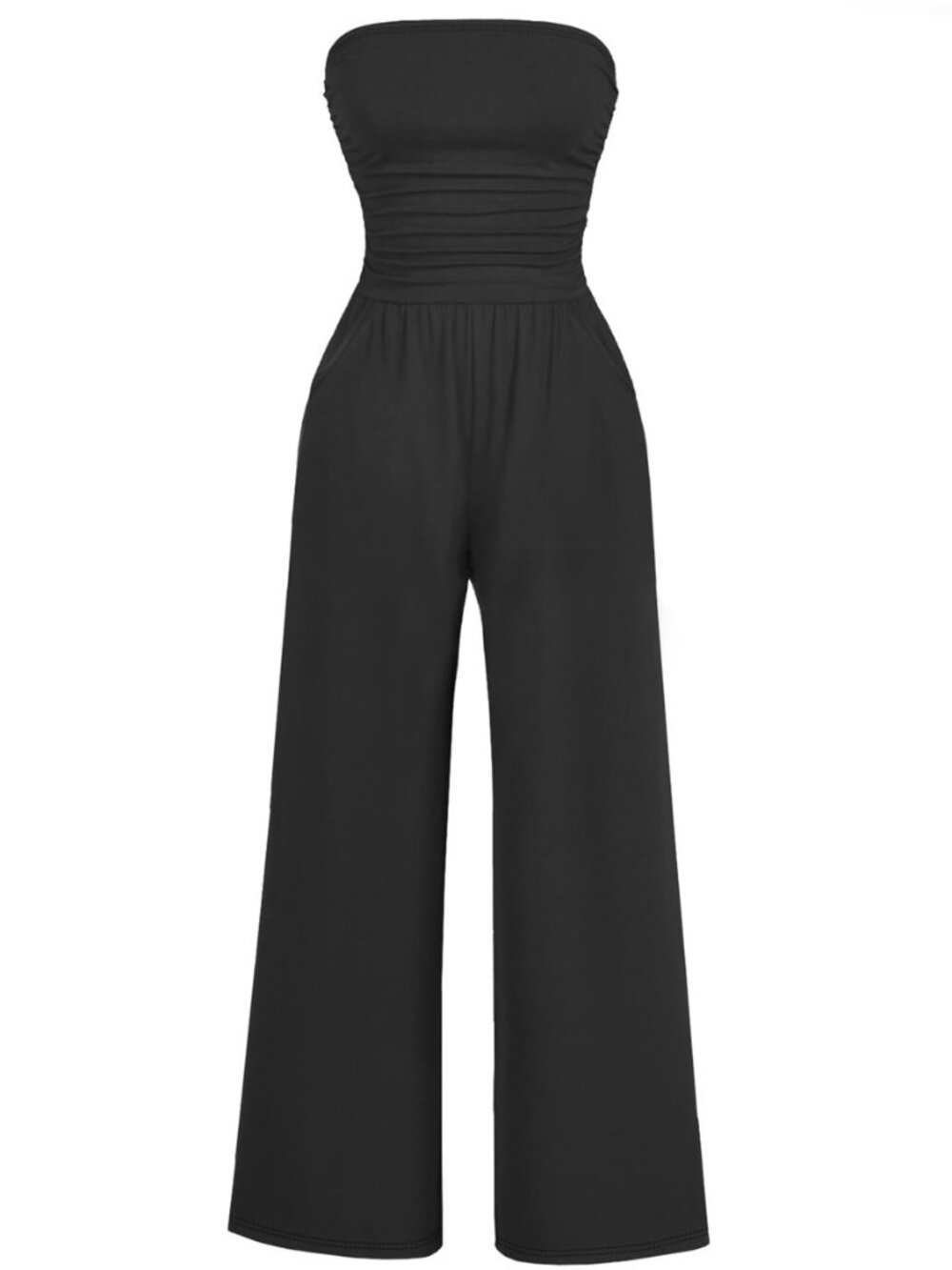 Women's Casual Summer Strapless Jumpsuits Off Shoulder Sleeveless Backless 2026